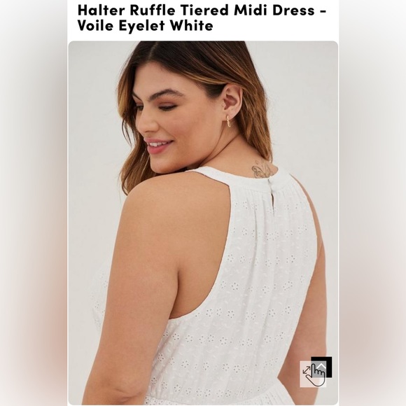EUC Torrid Halter Midi Dress - Picture 3 of 3